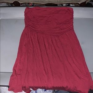 Strapless Flowy Shirt